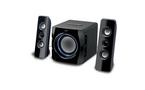 iLive 2.1 Channel Bluetooth Speaker System with Subwoofer and LED Light Effects