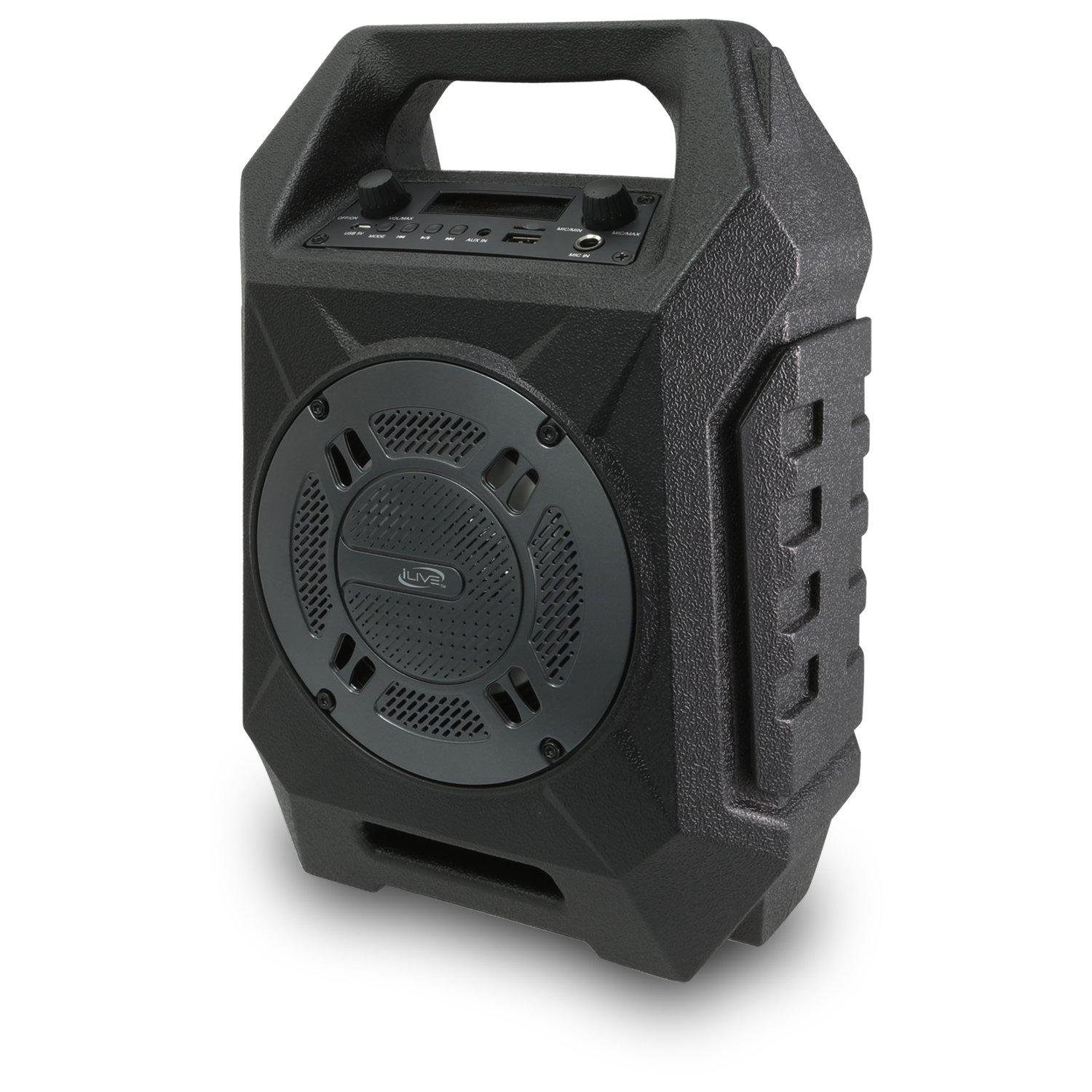 iLive Bluetooth Tailgate Speaker with LED Light Effects