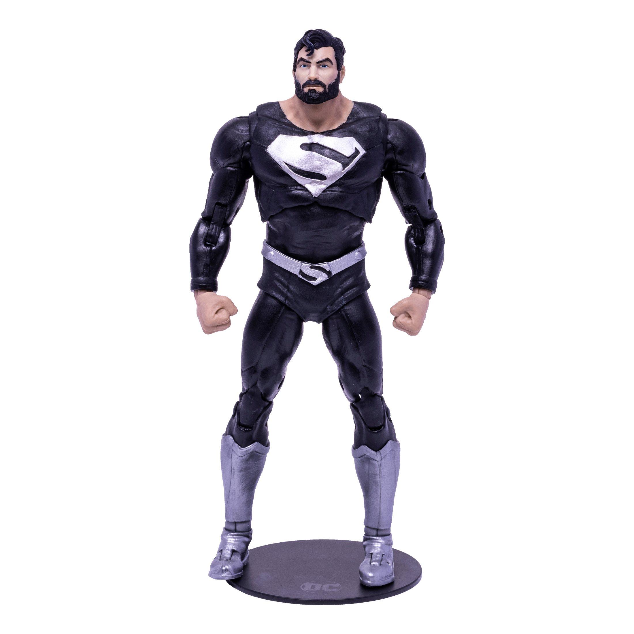 7" Figure DC Direct Superman Black Kryptonian Suit DC Essentials 