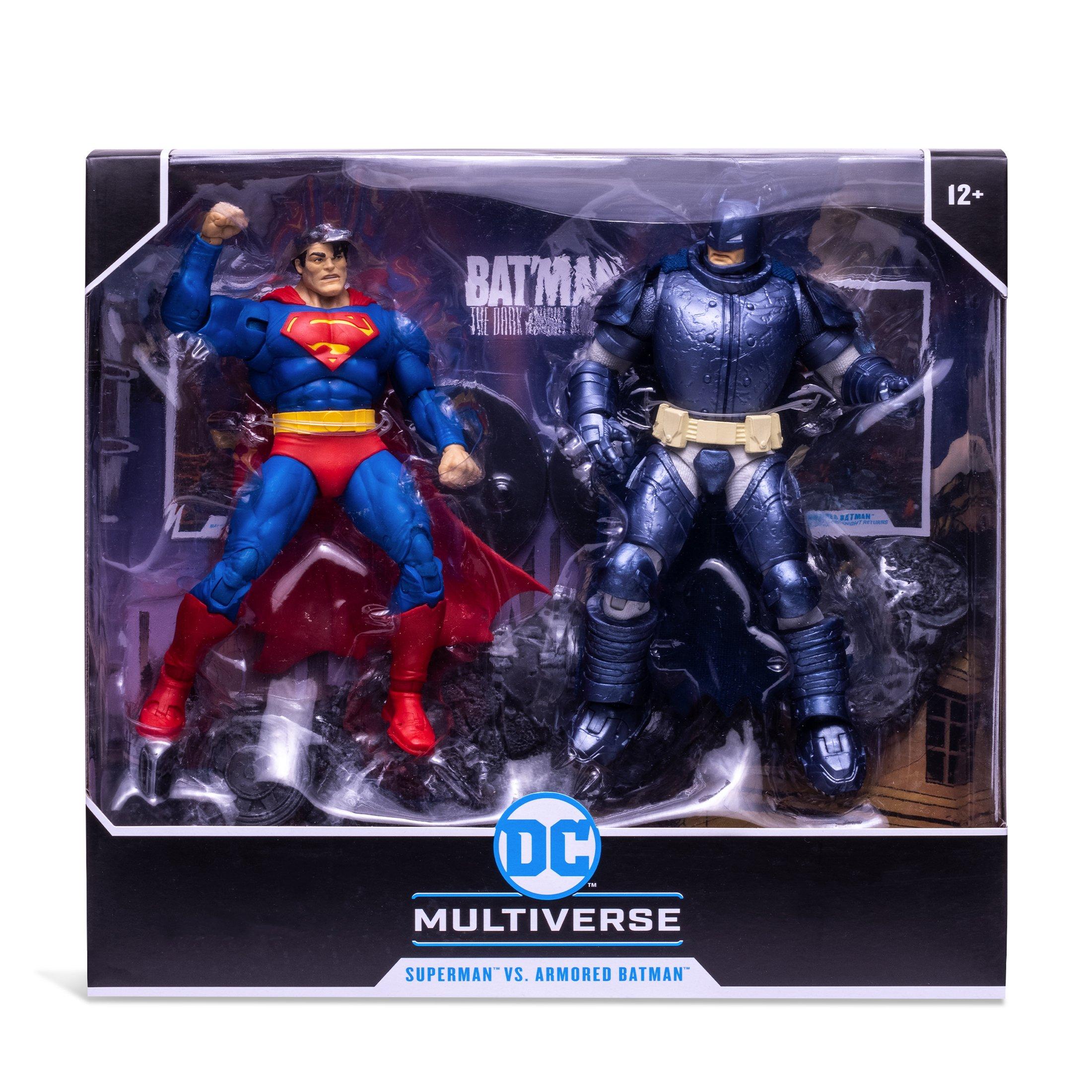 McFarlane Toys DC Multiverse Batman: The Dark Knight Returns Superman vs. Armored Batman Action Figure Set