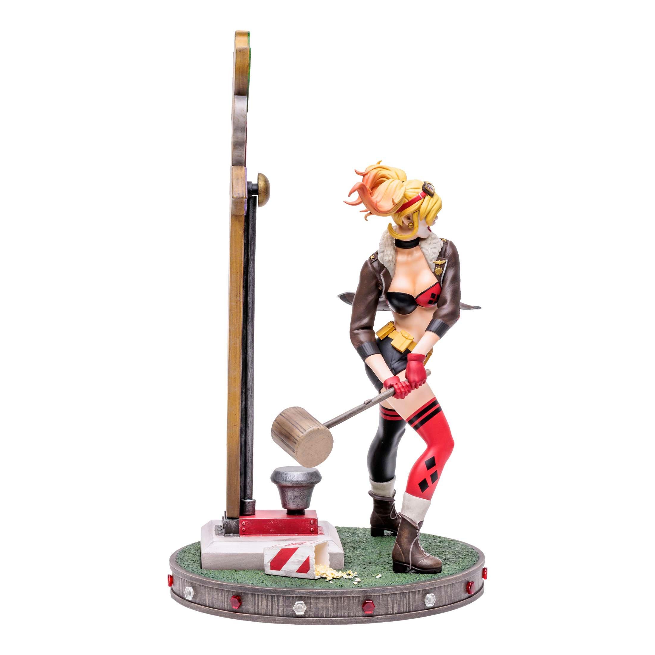 list item 2 of 9 McFarlane Toys DC Direct DC Bombshells Harley Quinn Version 2 Deluxe 1:8 Scale Statue Limited Edition