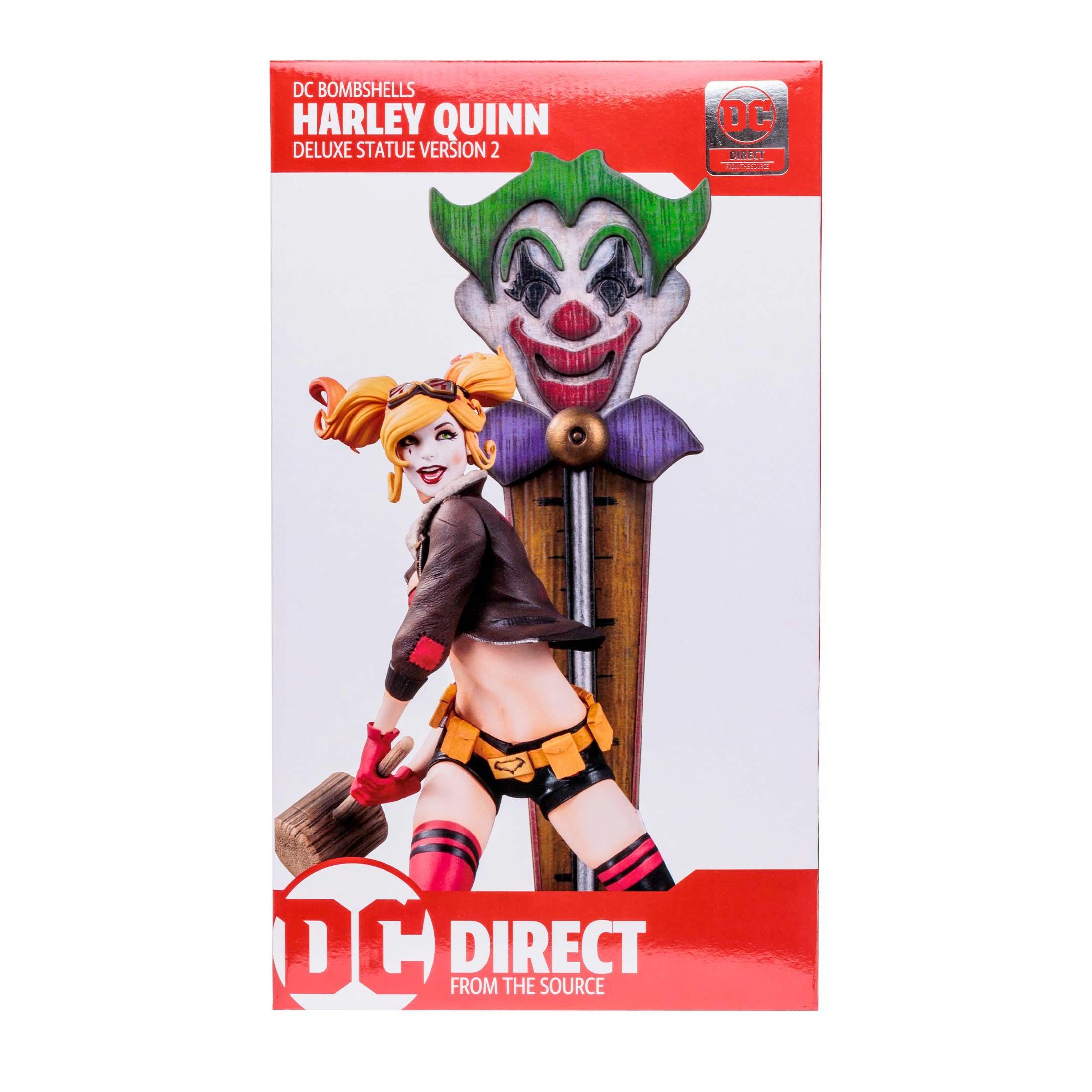 list item 6 of 9 McFarlane Toys DC Direct DC Bombshells Harley Quinn Version 2 Deluxe 1:8 Scale Statue Limited Edition