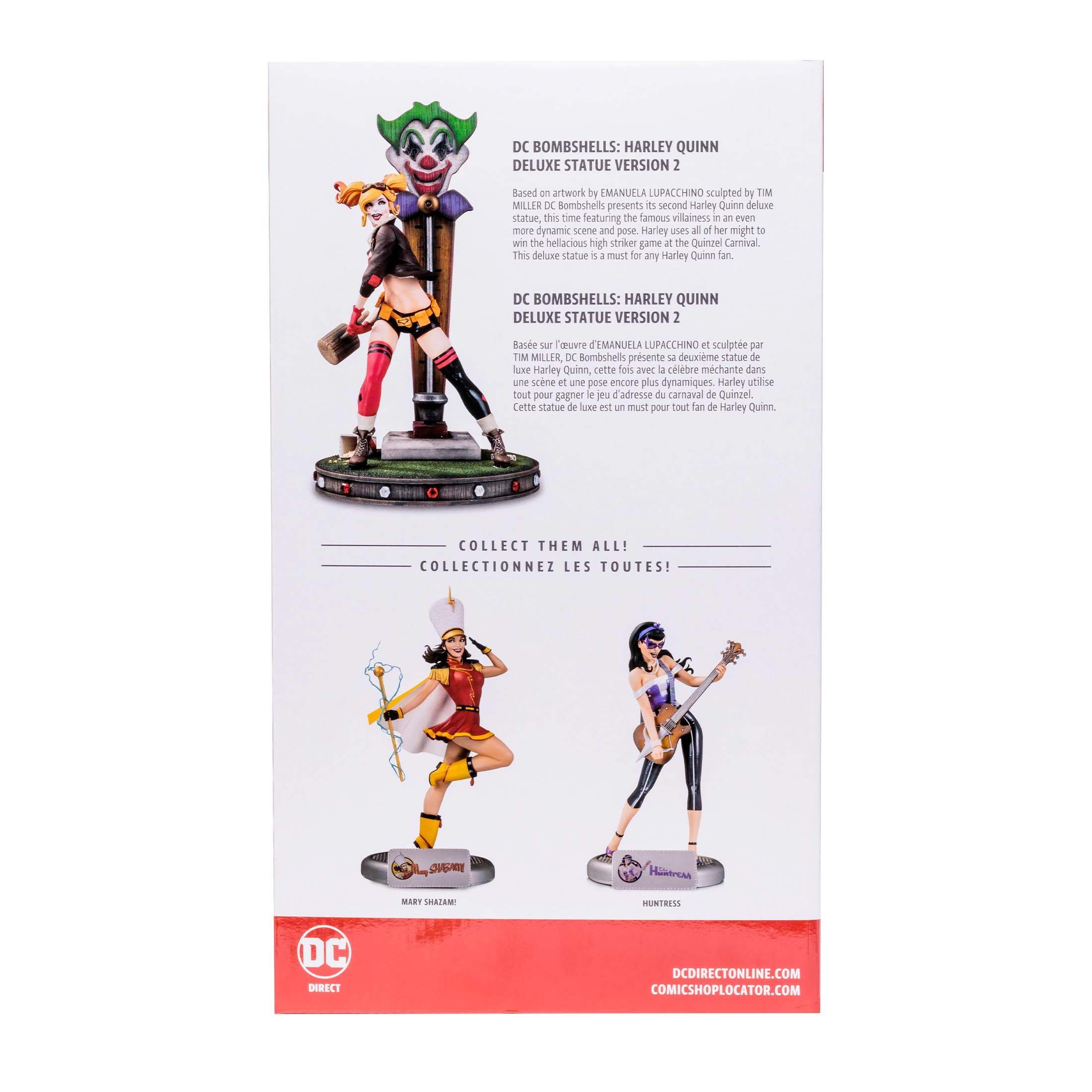list item 8 of 9 McFarlane Toys DC Direct DC Bombshells Harley Quinn Version 2 Deluxe 1:8 Scale Statue Limited Edition