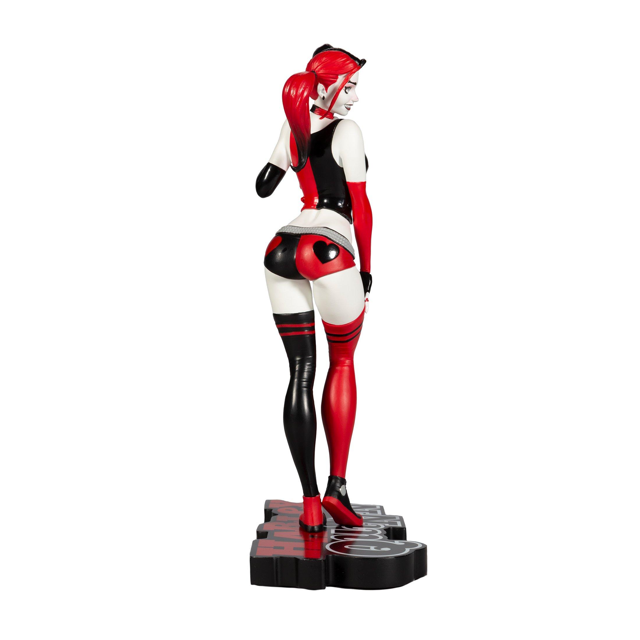 McFarlane Toys DC Direct Designer Series Red White And Black Harley Quinn 1 10 Scale Statue