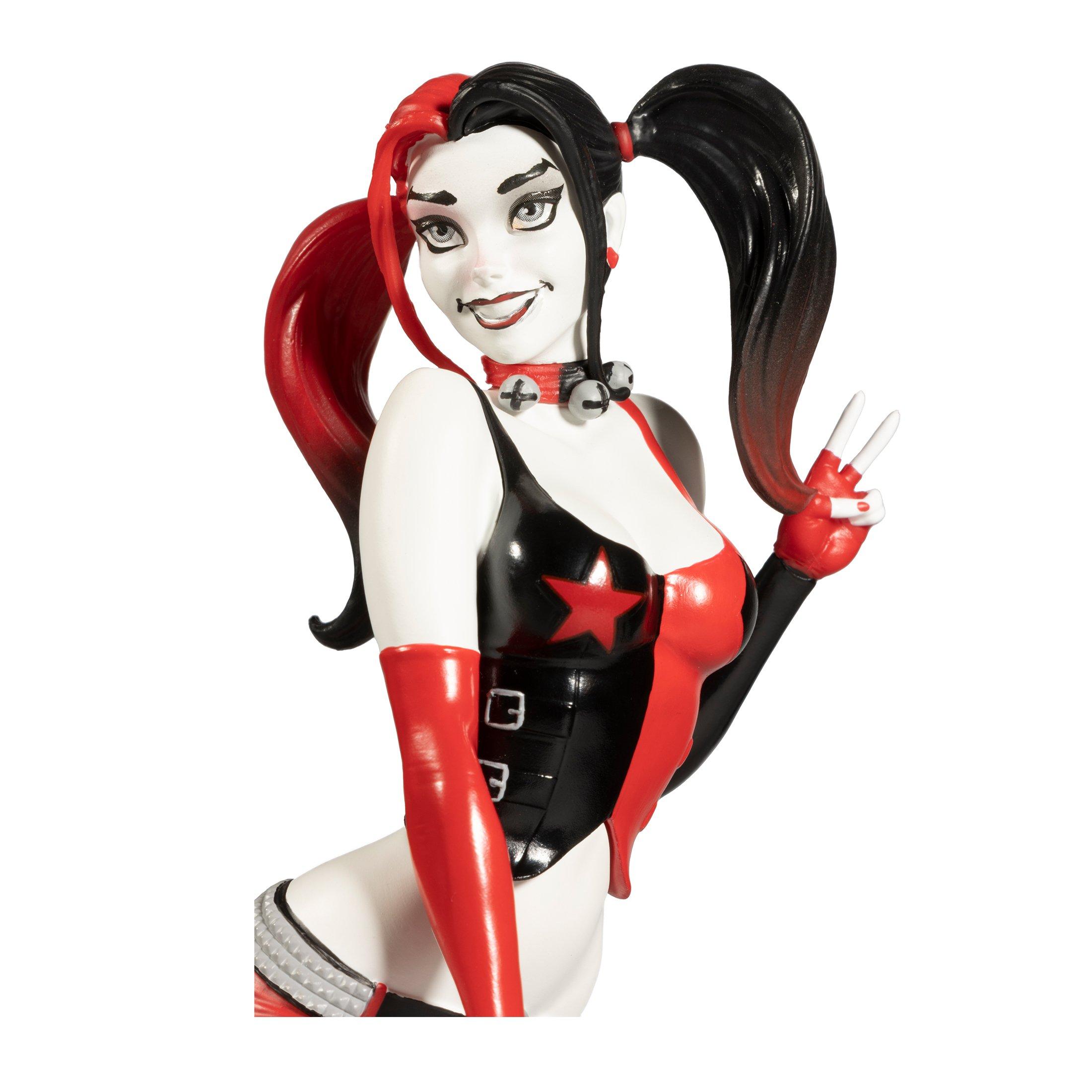 McFarlane Toys DC Direct Designer Series Red White And Black Harley Quinn 1 10 Scale Statue
