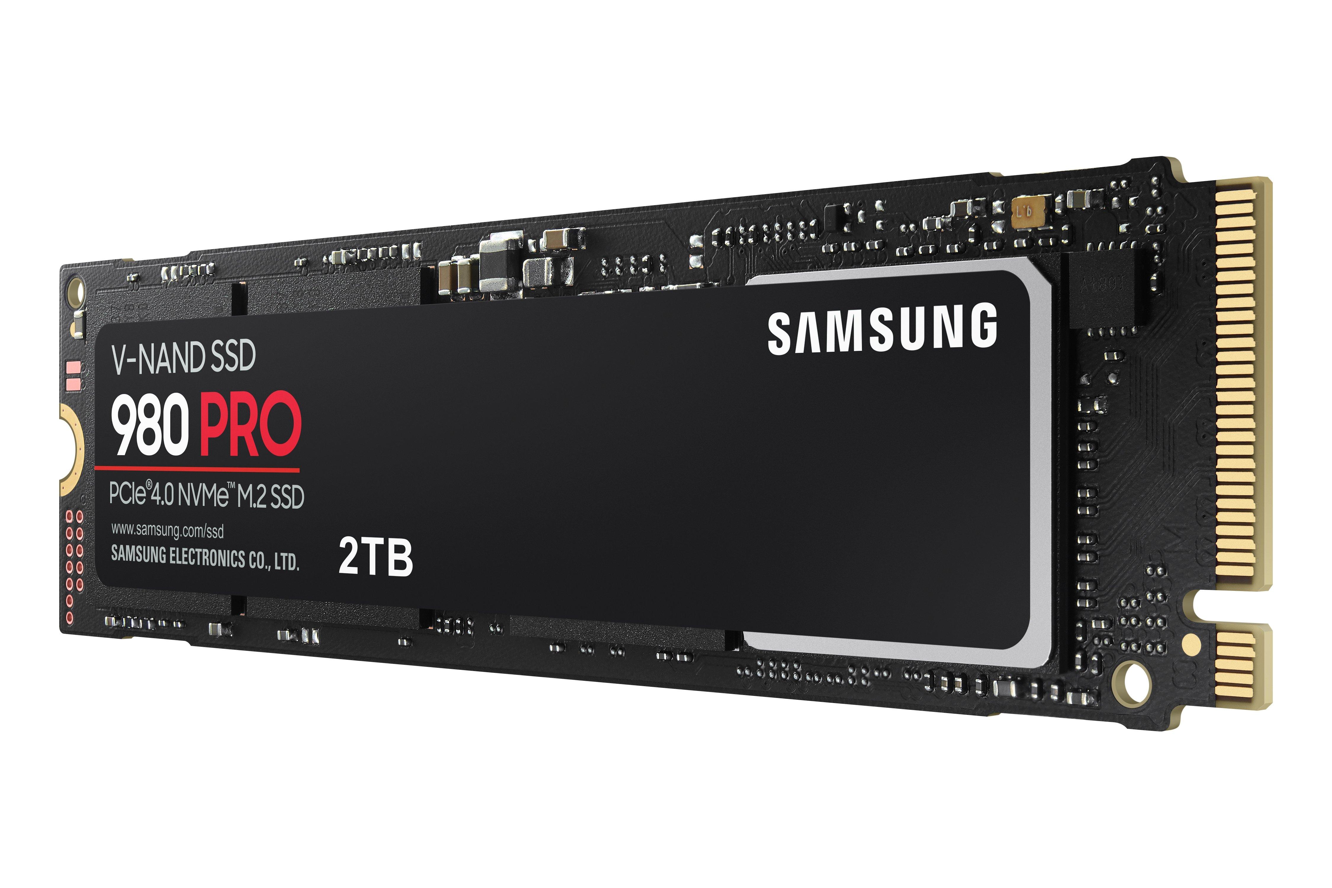 Samsung 980 PRO PCIe 4.0 NVMe M.2 Internal V-NAND Solid State Drive 2TB
