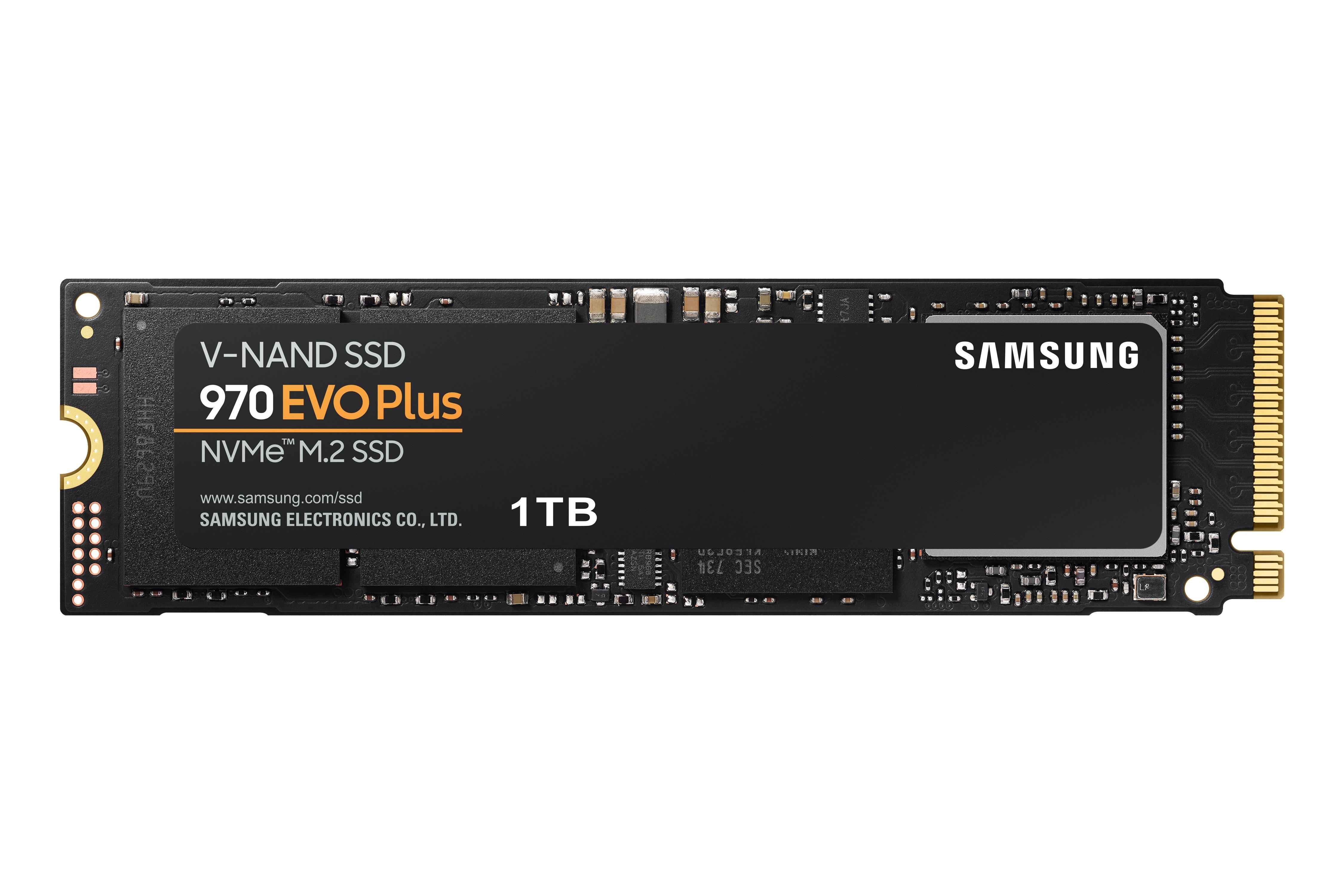 indre video ar Samsung 970 EVO Plus 1TB PCIe 3.0 NVMe M.2 Internal V-NAND Solid State  Drive | GameStop
