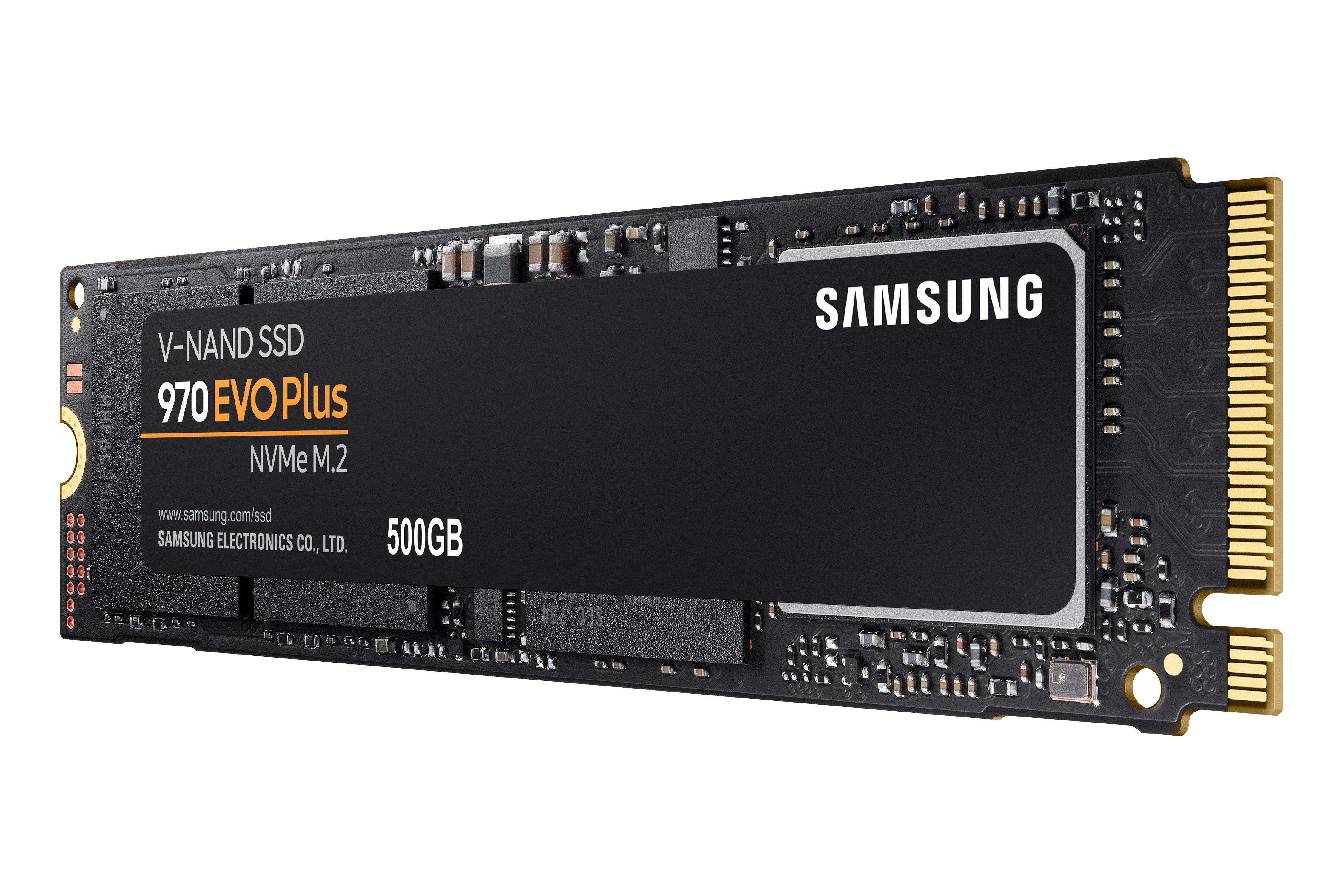 Samsung 970 EVO Plus 500GB PCIe 3.0 NVMe M.2 Internal V-NAND Solid State Drive