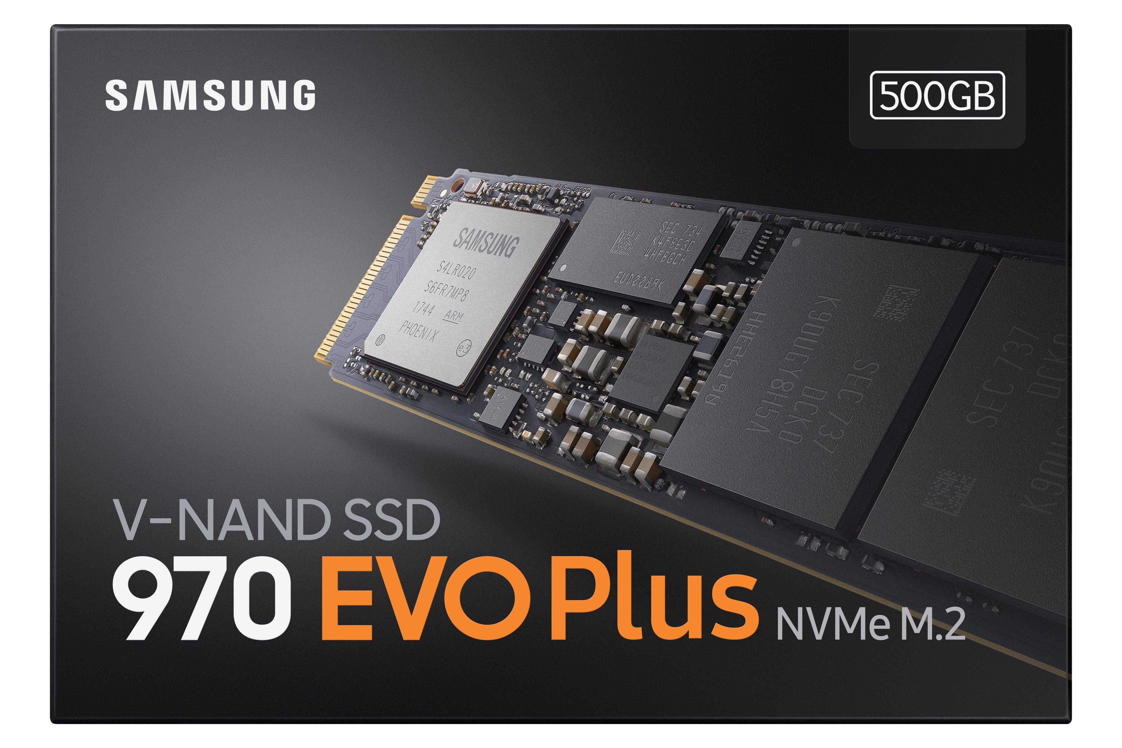 list item 5 of 11 Samsung 970 EVO Plus 500GB PCIe 3.0 NVMe M.2 Internal V-NAND Solid State Drive