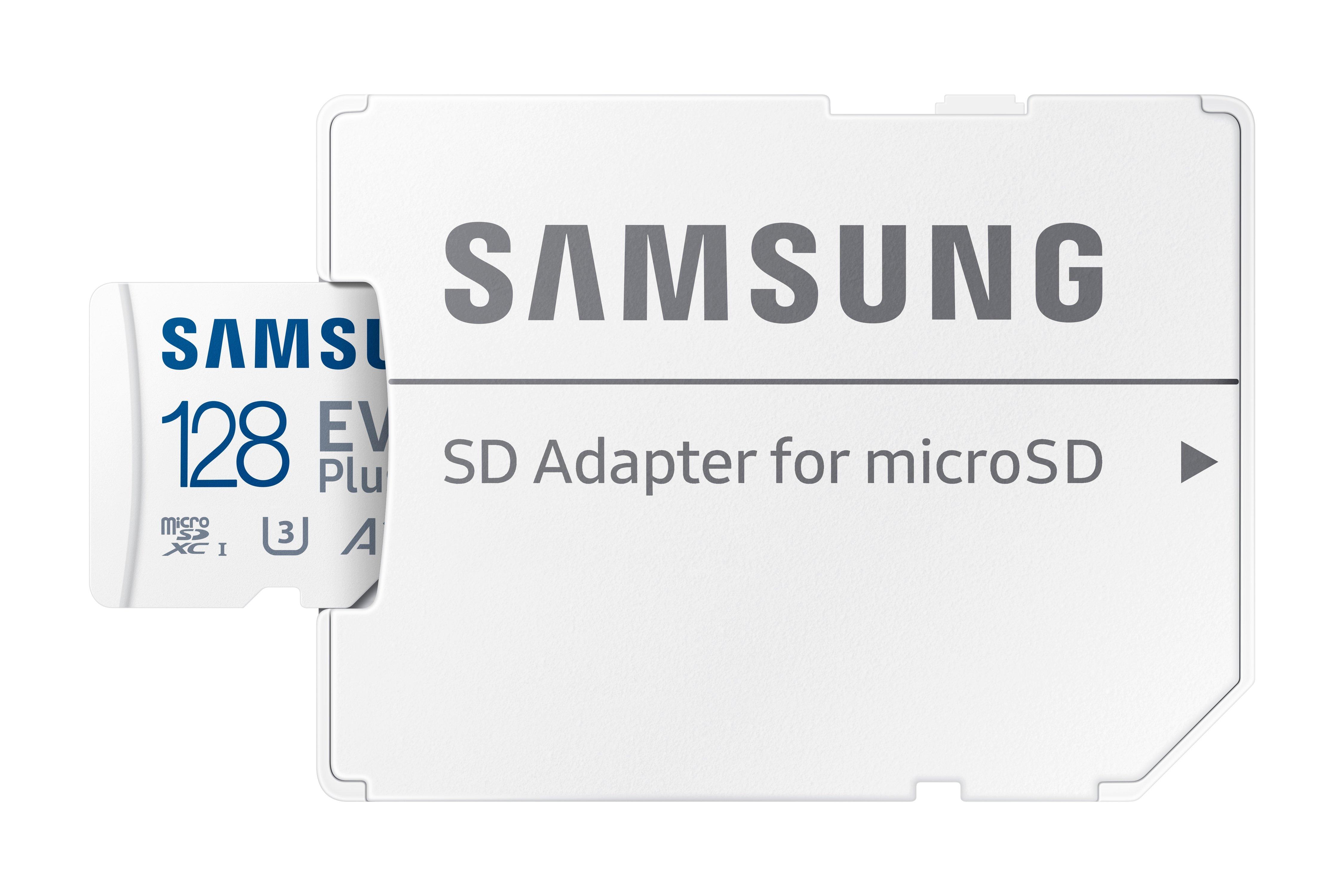 Samsung EVO Plus microSDXC Memory Card with Adapter 128GB