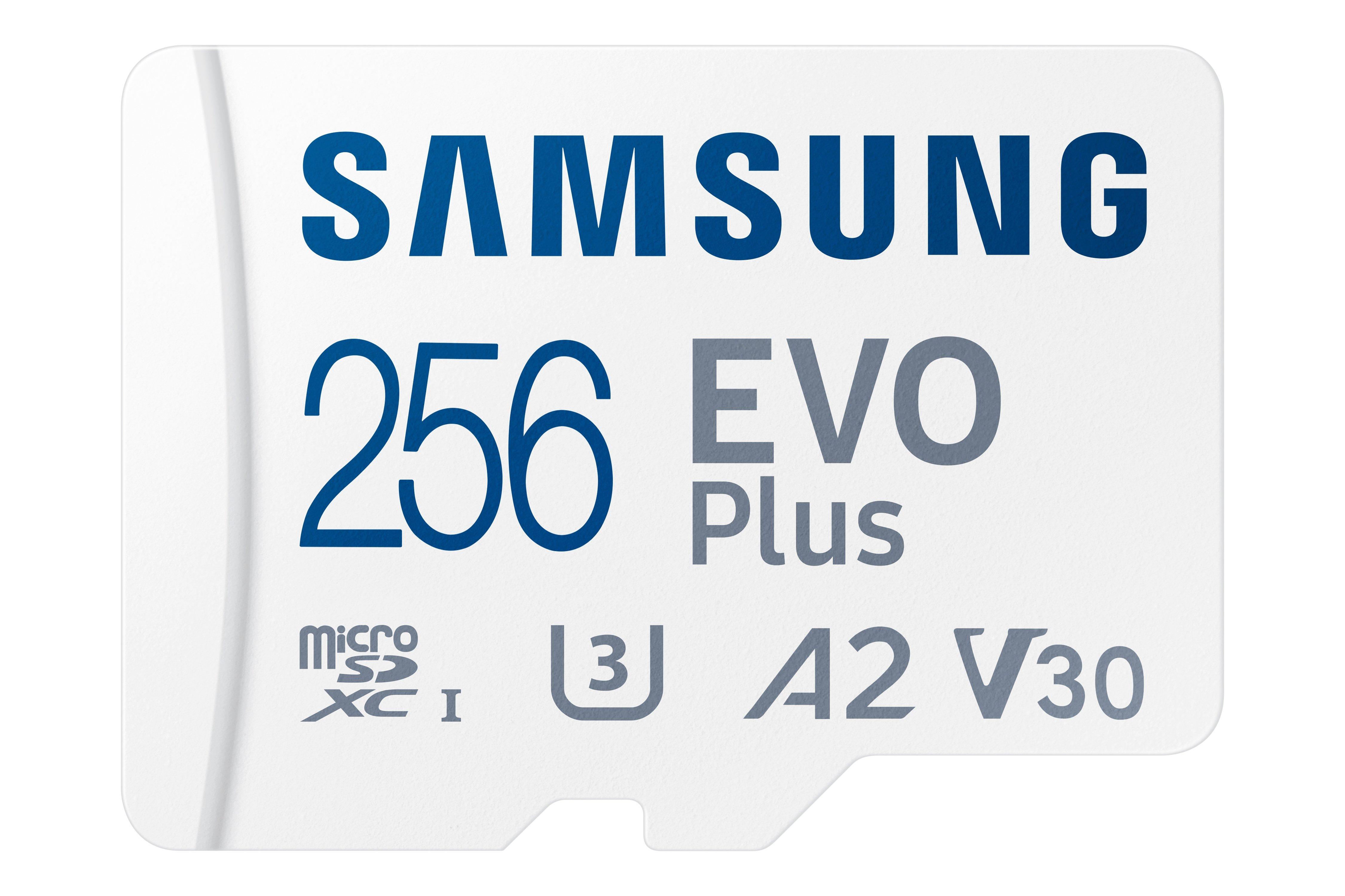 list item 1 of 8 Samsung EVO Plus 256GB microSDXC Memory Card with Adapter
