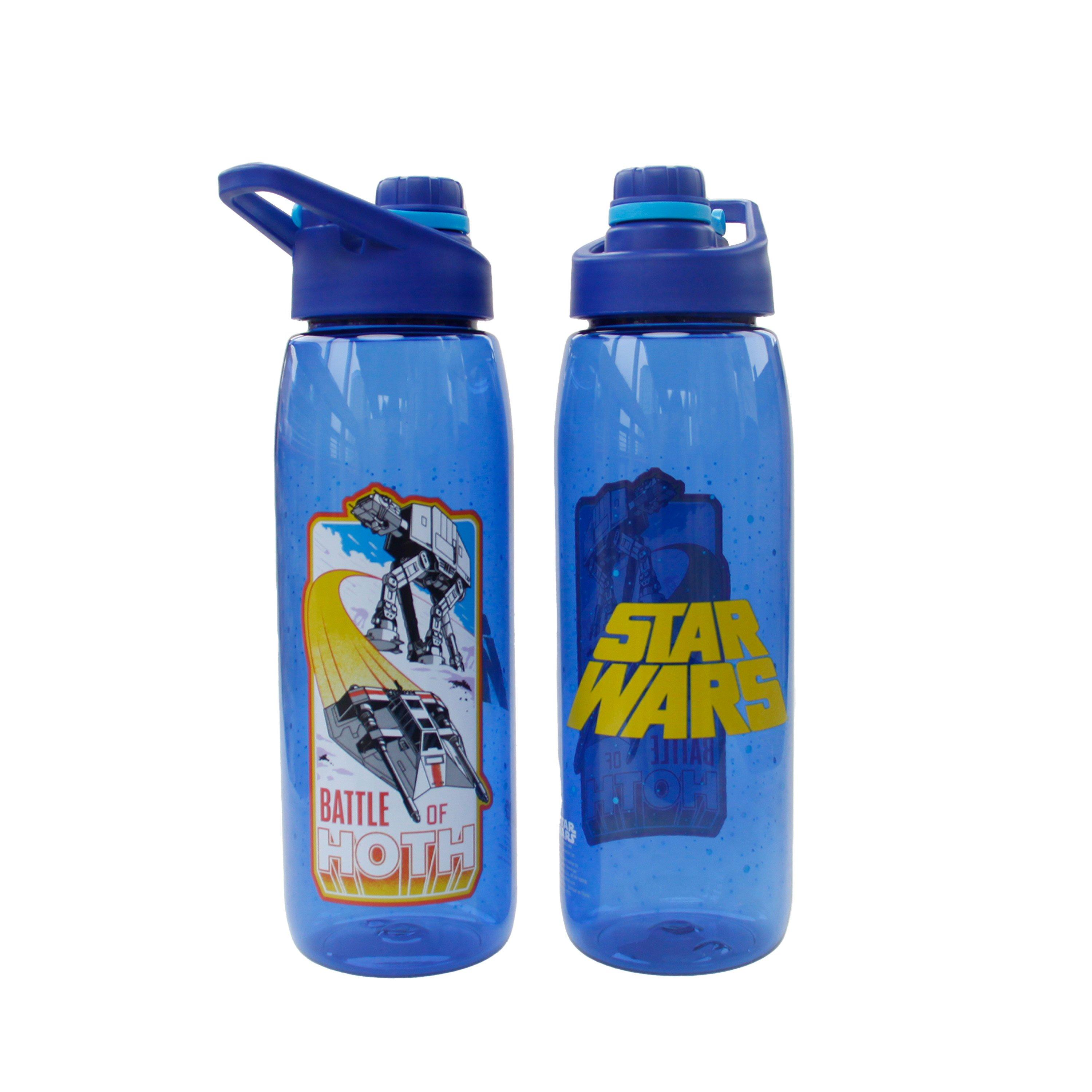 Silver Buffalo Star Wars Vintage Battle of Hoth 28-oz Water Bottle with Screw Lid