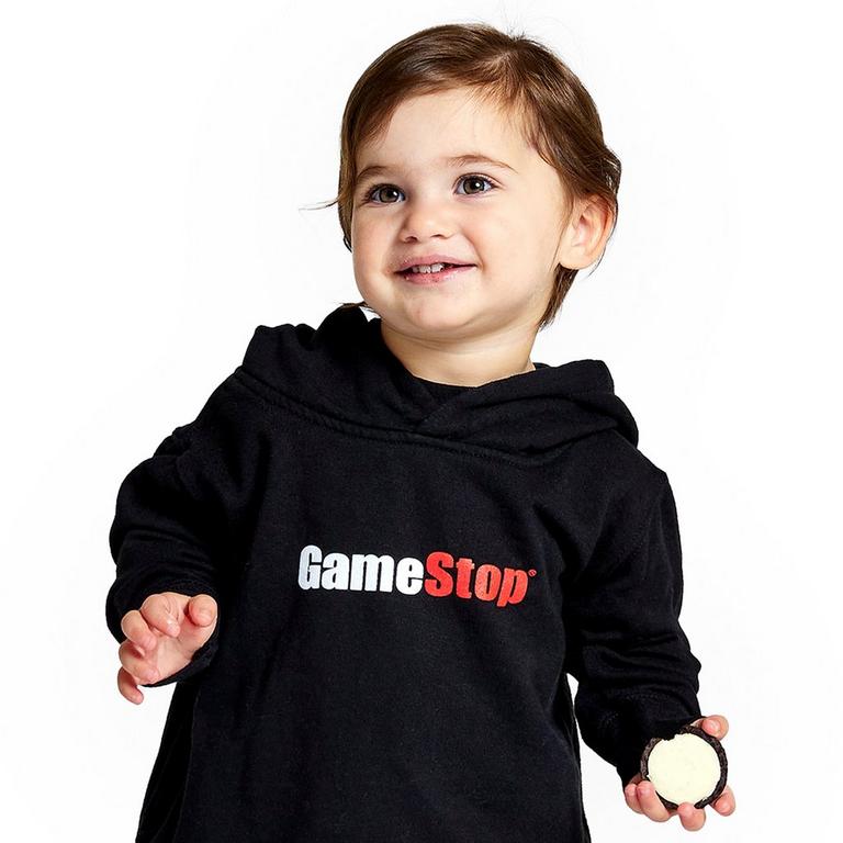 GameStop Logo Toddler Unisex Hooded Sweatshirt, Black 5T GameStop