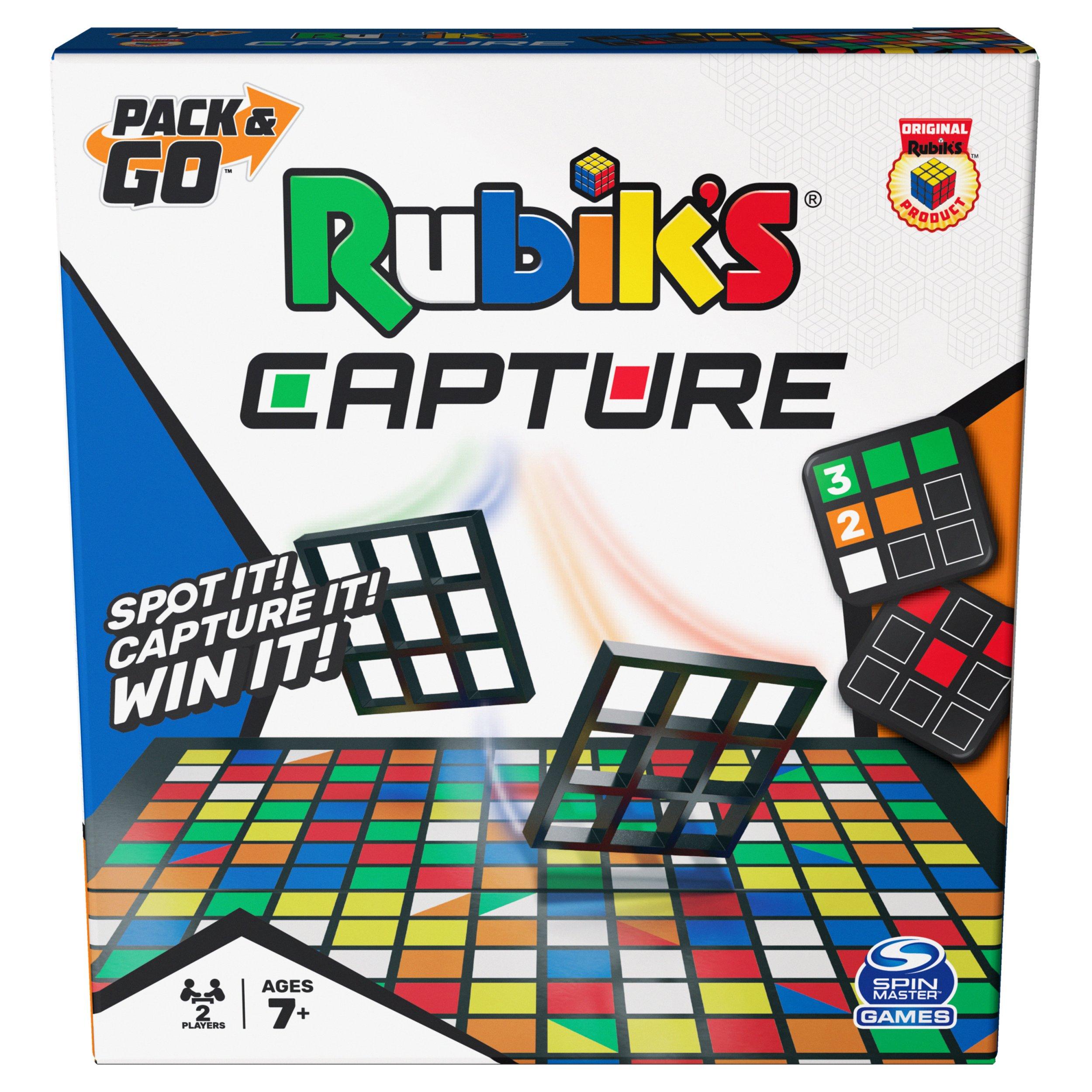 list item 1 of 2 Spin Master Rubik's Capture Pack-N-Go Travel Game 