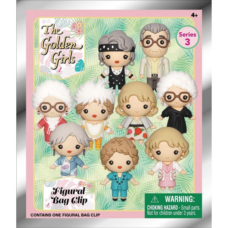 Golden Girls 3D Foam Bag Clip Series 3 Blind Bag (Styles May Vary)