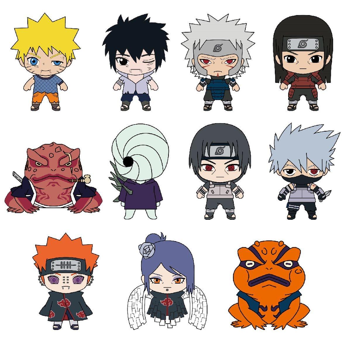 Naruto Shippuden 5 Piece Characters Backpack Set