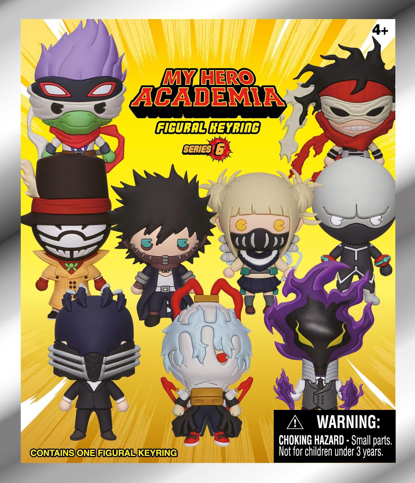 My Hero Academia Series 6 Villains 3D Foam Bag Clip Blind Bag