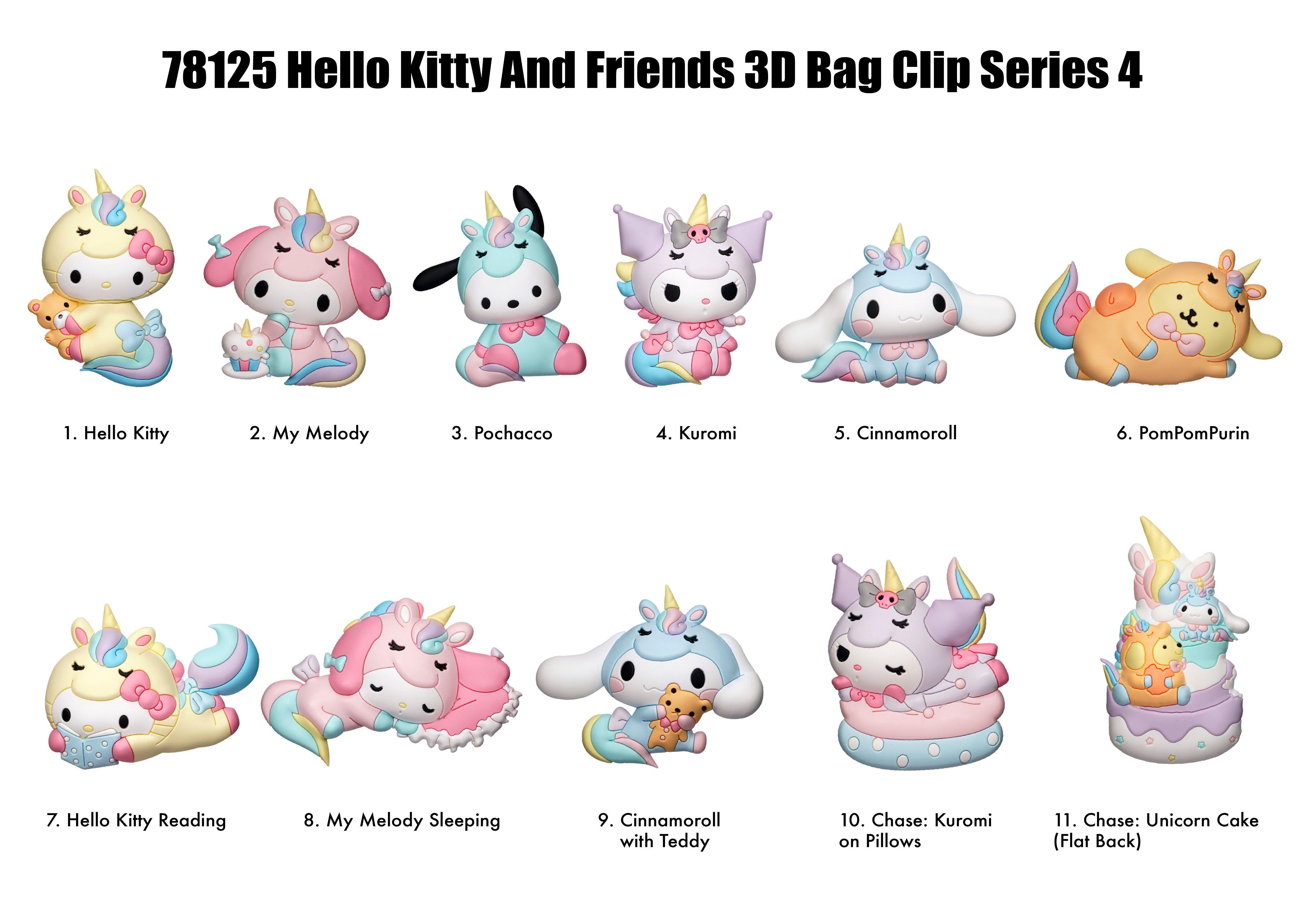 Hello Kitty & Friends: Backpack Clips, hello kitty and friends