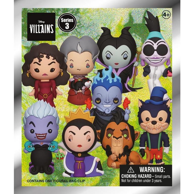 Disney Villains Series 3 3D Foam Bag Clip Blind Bag (Styles May Vary)