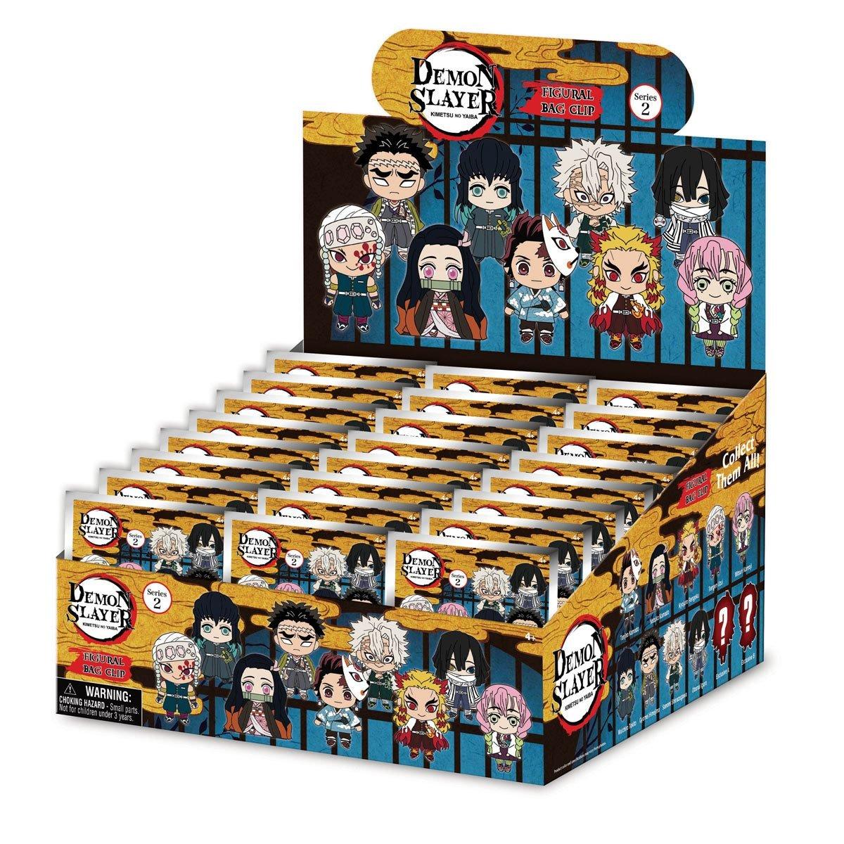 One Piece Series 2 3D Foam Bag Clip Random 6-Pack