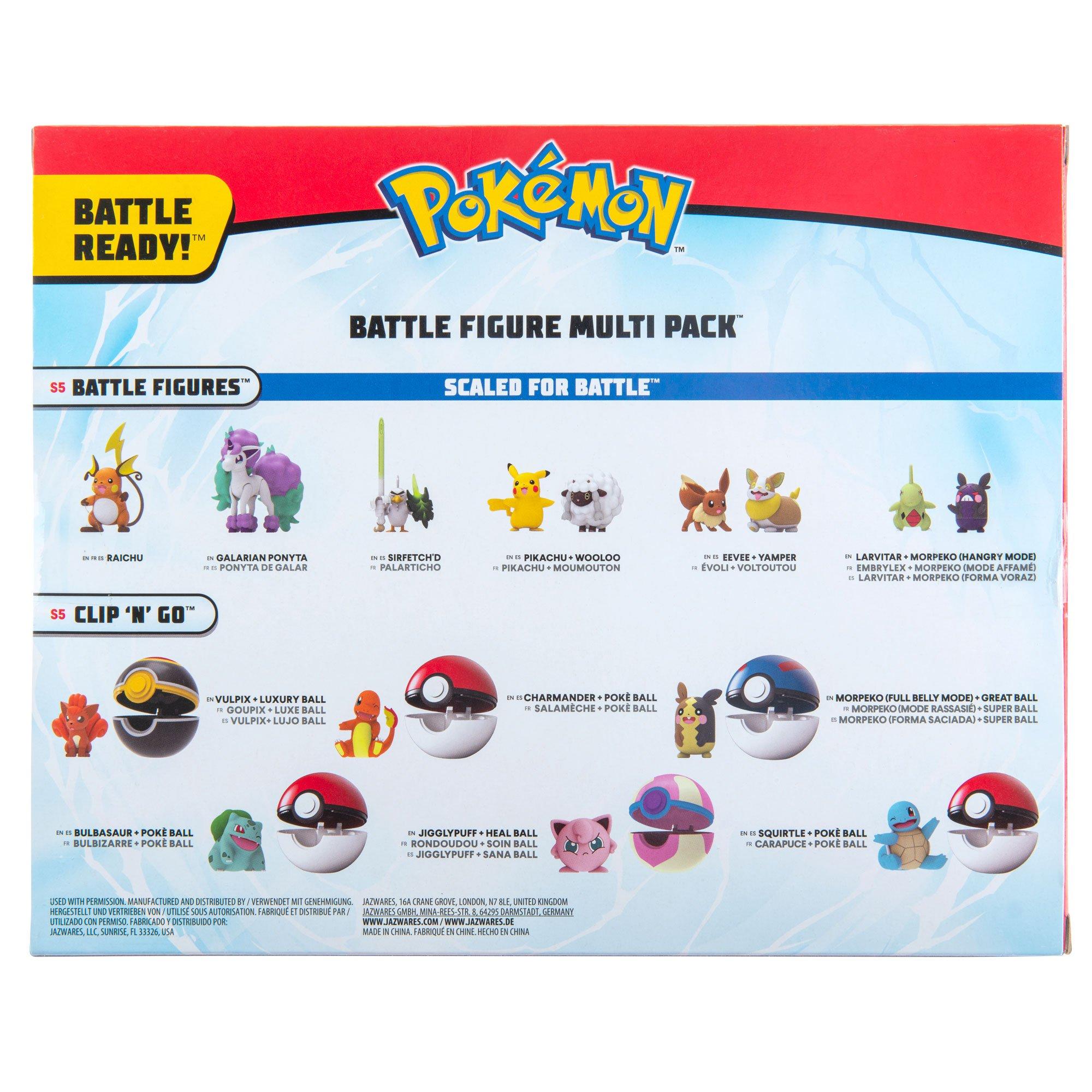 list item 3 of 18 Jazwares Pokemon 8-Pack Battle 2-In Action Figures