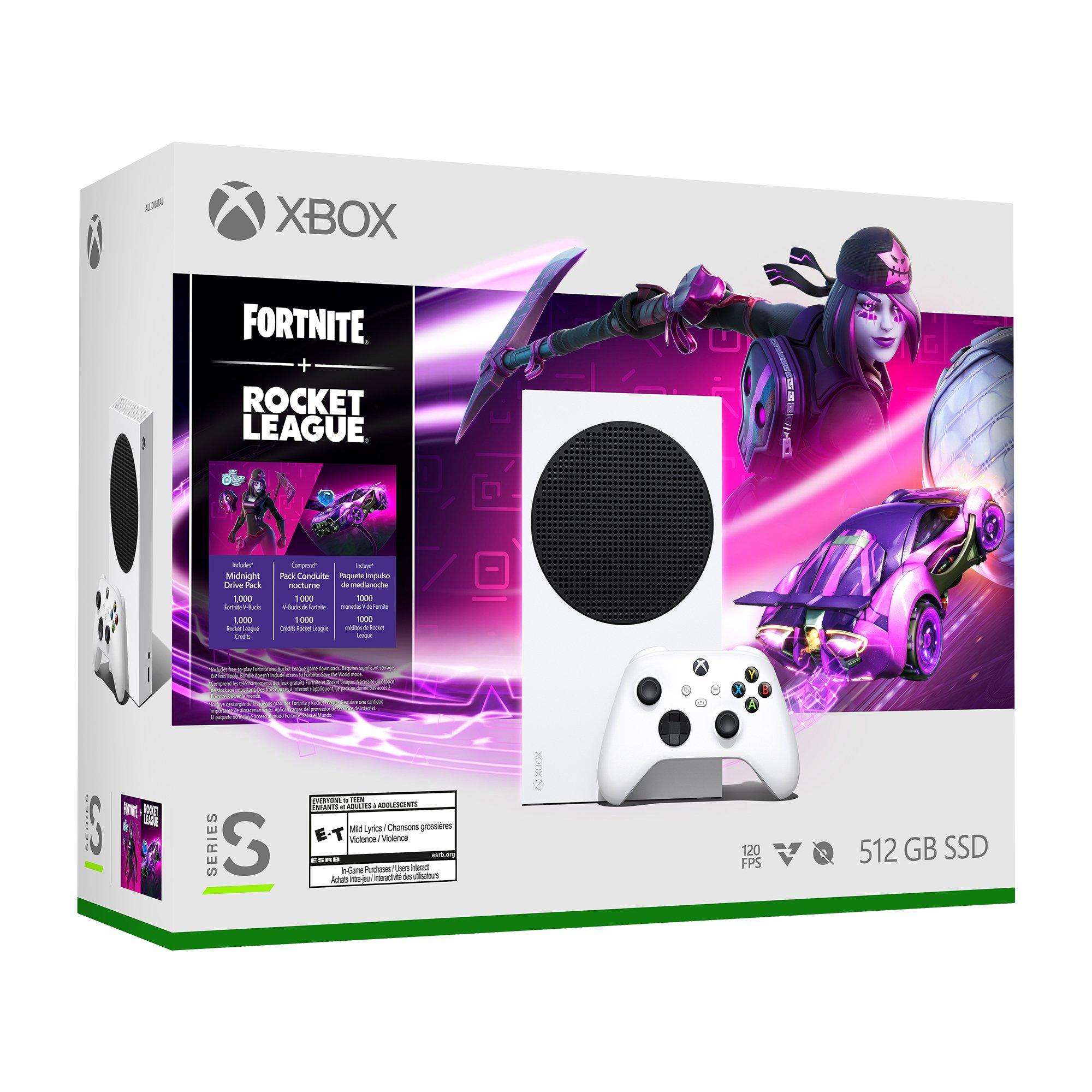 Microsoft Xbox Series S Digital Edition Fortnite and Rocket League System Bundle | Game Stop