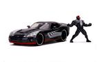 Jada Toys Hollywood Rides Marvel Spider-Man 2008 Dodge Viper 1:24 Scale Die-Cast Car with Venom Figure