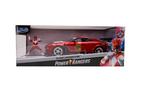 Jada Toys Hollywood Rides Power Rangers 2009 Nissan GT-R &#40;R35&#41; 1:24 Scale Die-Cast Car with Red Ranger Figure