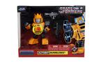 Jada Toys Metalfigs Transformers Bumblebee Light Up Die-Cast Figure with Accessories
