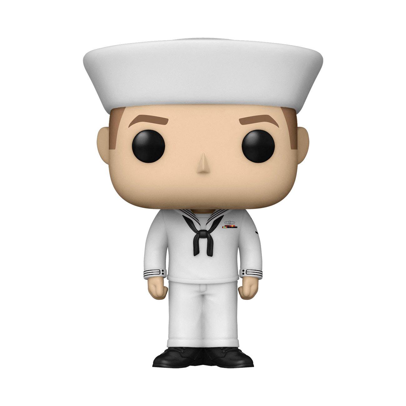 Funko POP! Military: Navy Caucasian Male Vinyl Figure | GameStop