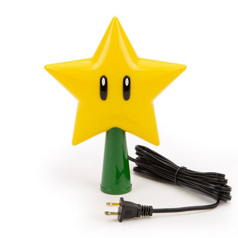 Nintendo Super Mario Super Star Light-Up Tree Topper
