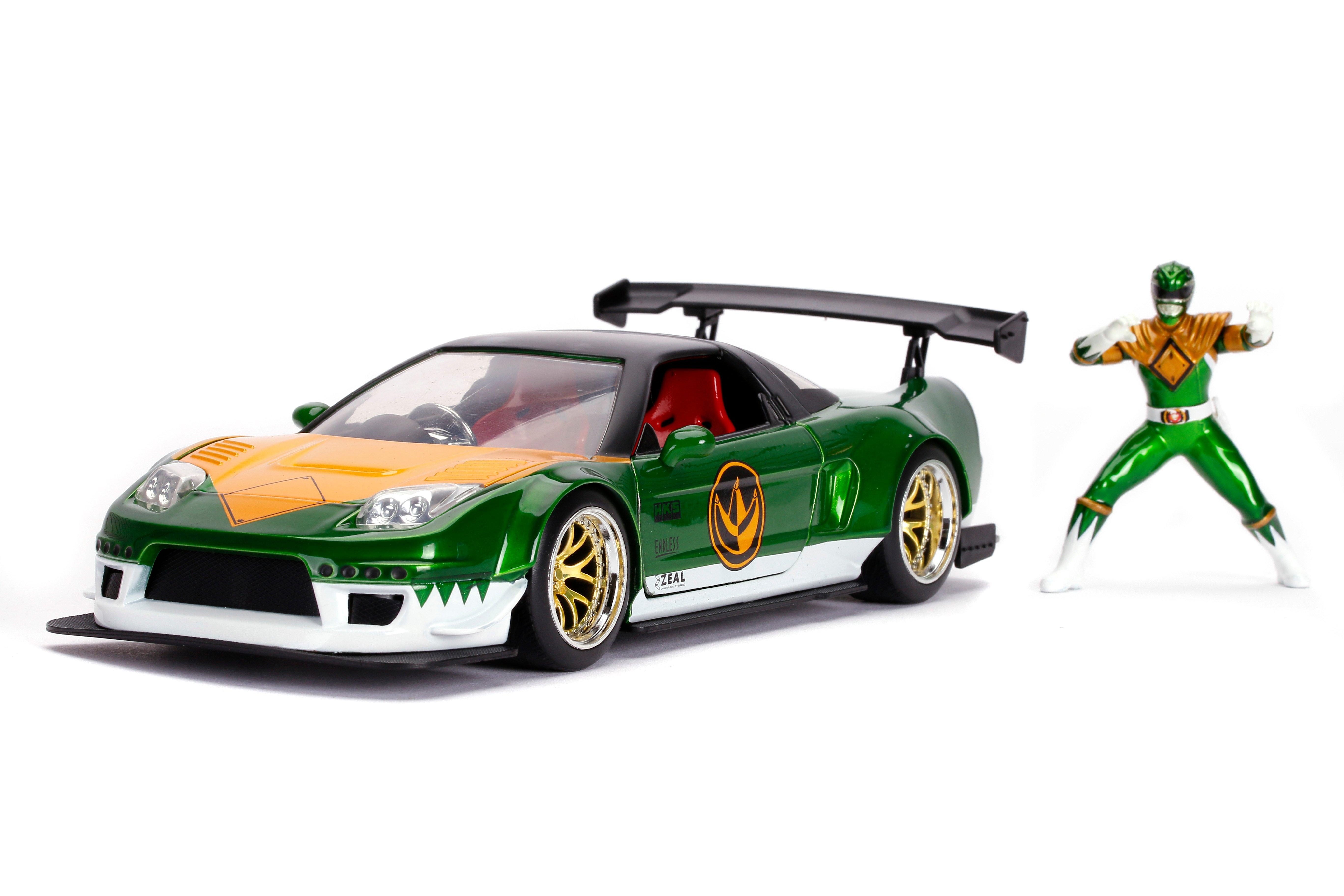 Jada Toys Hollywood Rides Power Rangers 02 Honda Nsx Type R Japan Spec 1 24 Scale Die Cast Car With Green Ranger Figure Gamestop