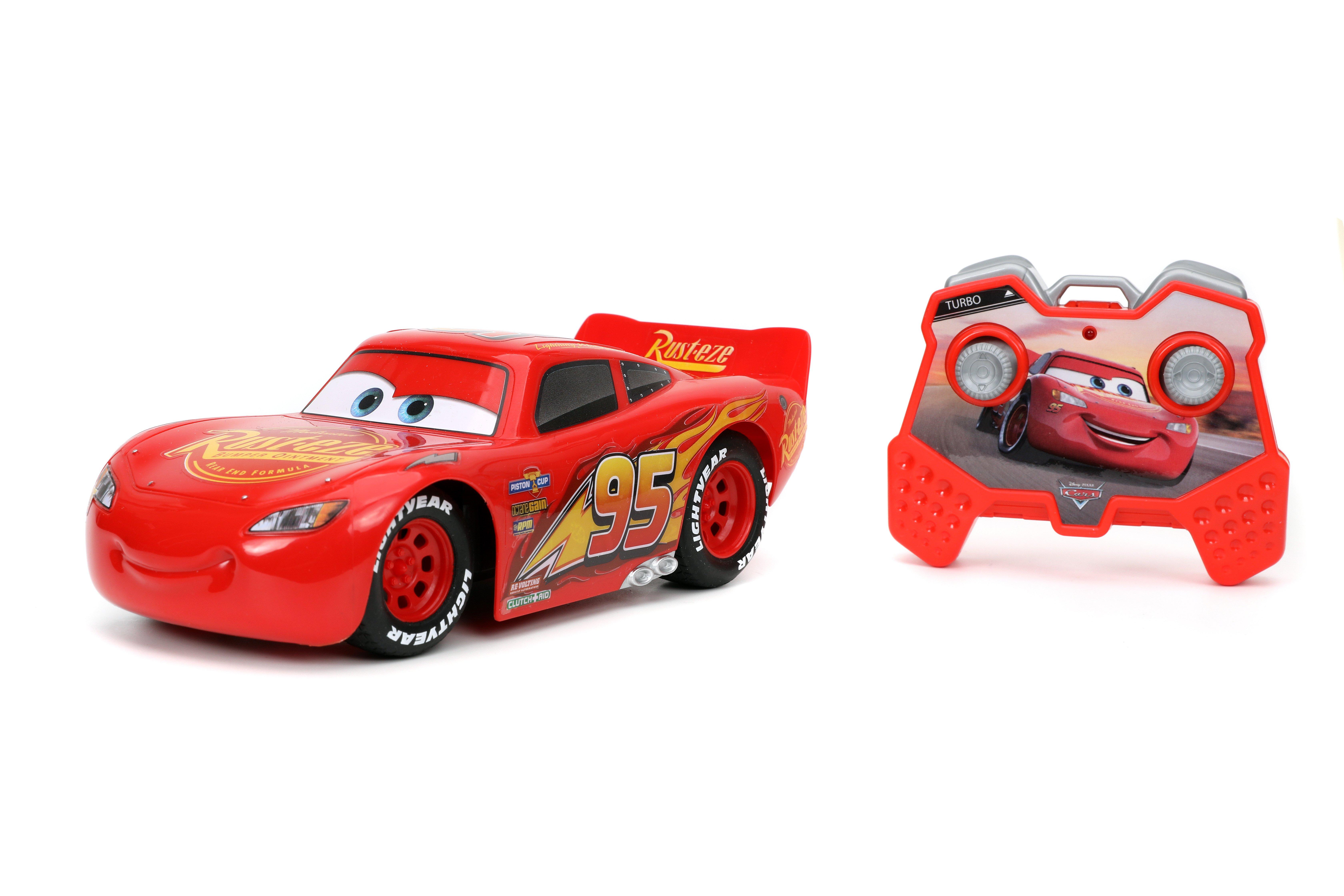 Jada Toys Disney Pixar Cars Lightning Mcqueen 1 24 Scale Rc Car Gamestop