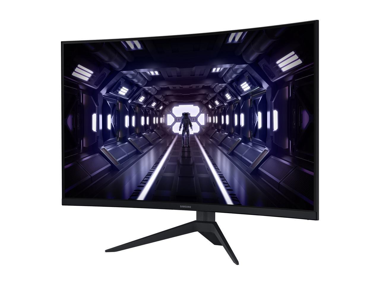 list item 3 of 17 Samsung 32-in Odyssey G35T FHD (1920x1080) 165Hz Curved Gaming Monitor