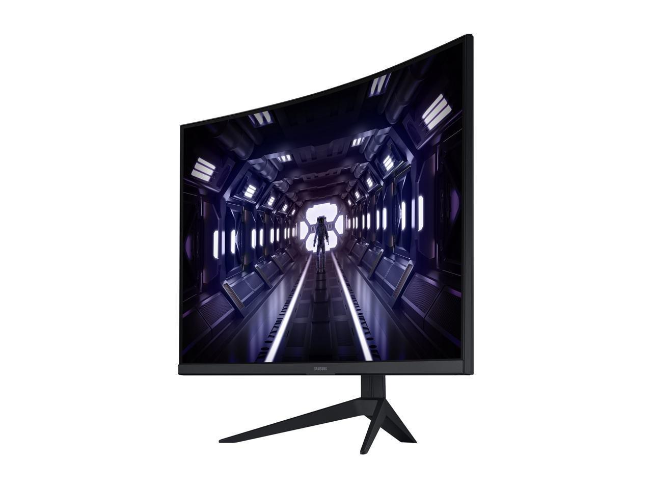 list item 4 of 17 Samsung 32-in Odyssey G35T FHD (1920x1080) 165Hz Curved Gaming Monitor