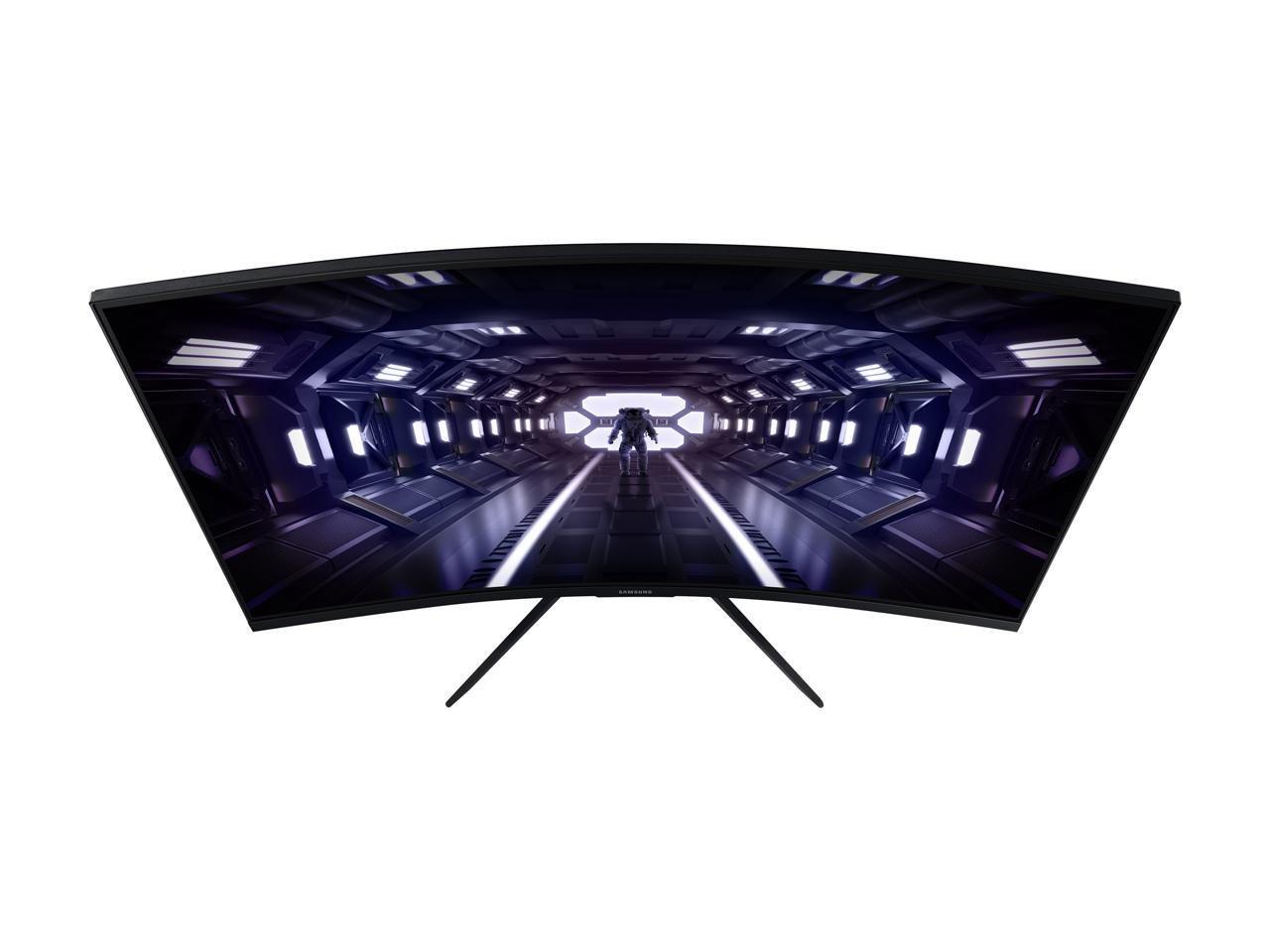 list item 6 of 17 Samsung 32-in Odyssey G35T FHD (1920x1080) 165Hz Curved Gaming Monitor