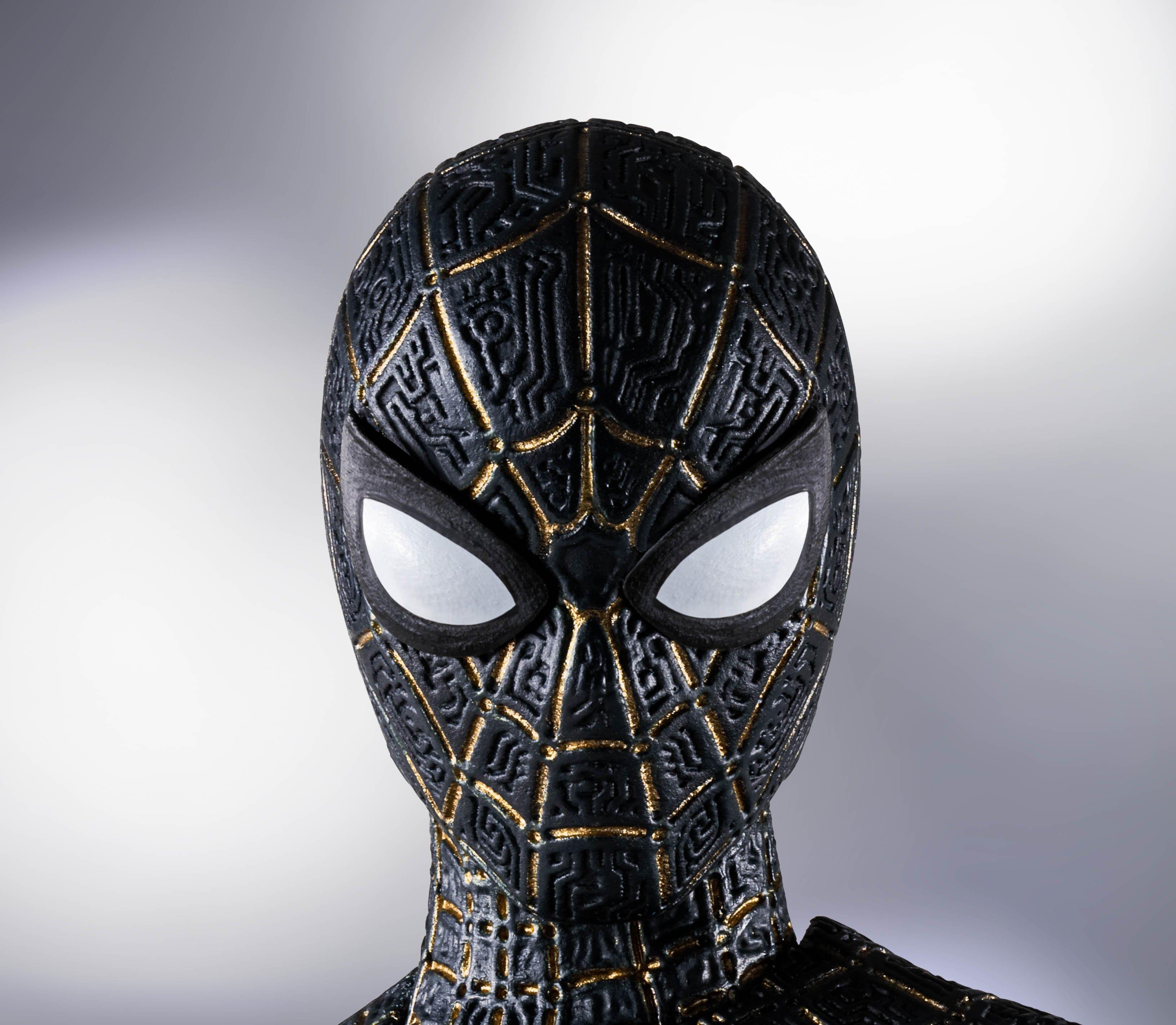 Bandai  Spider-Man: No Way Home Spider-Man Black and Gold Suit  8-In Action Figure | GameStop