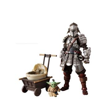 Bandai Meisho Movie Realization Star Wars: The Mandalorian Ronin Mandalorian and Grogu 10-In Statue