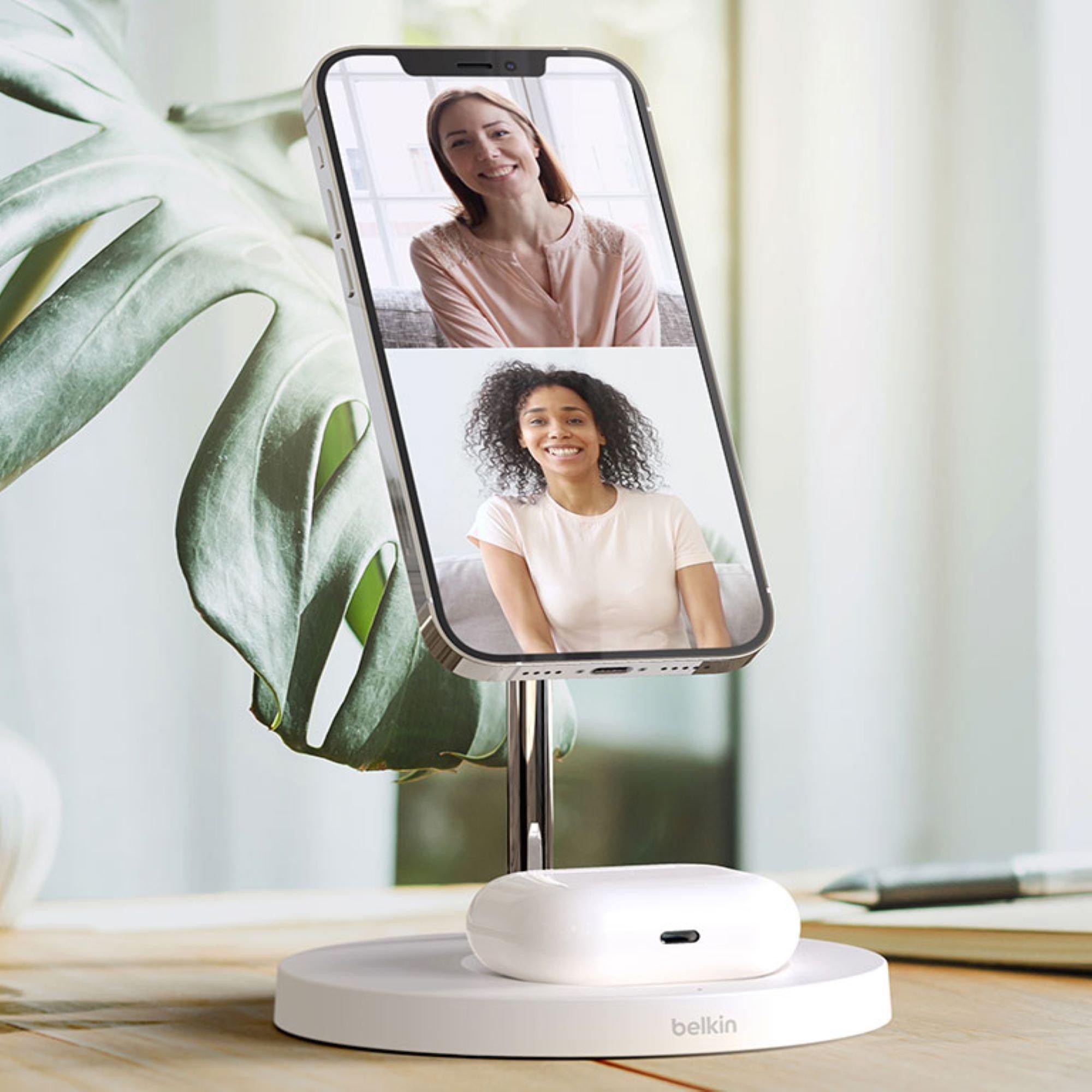 list item 5 of 5 Belkin Boost Charge Pro 2-in-1 15W Wireless Charger with MagSafe for iPhone 12 and AirPods