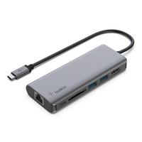 list item 1 of 5 Belkin Connect USB-C 6-in-1 Multiport Adapter