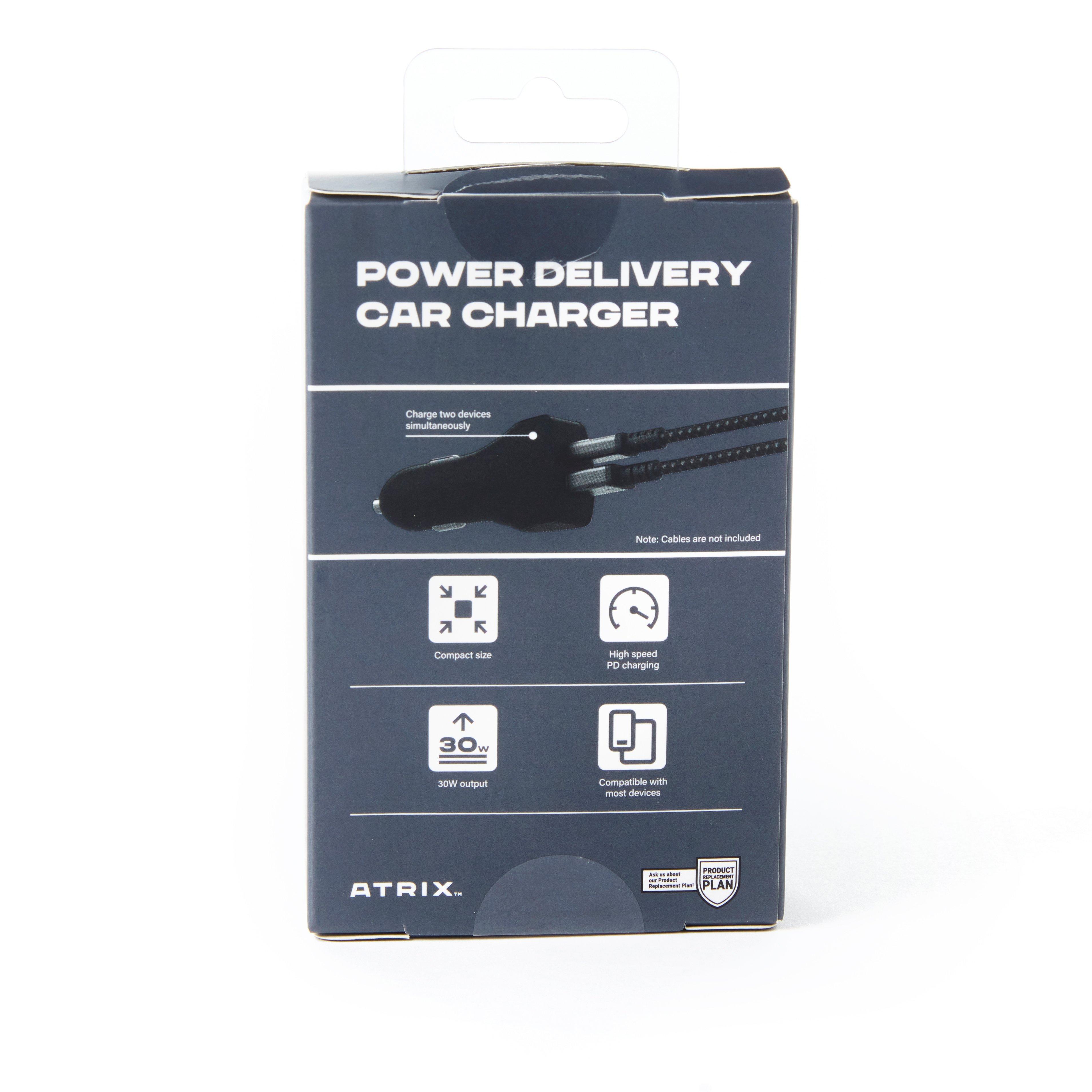 list item 4 of 4 Atrix 30W Fast Car Charger with PD Function