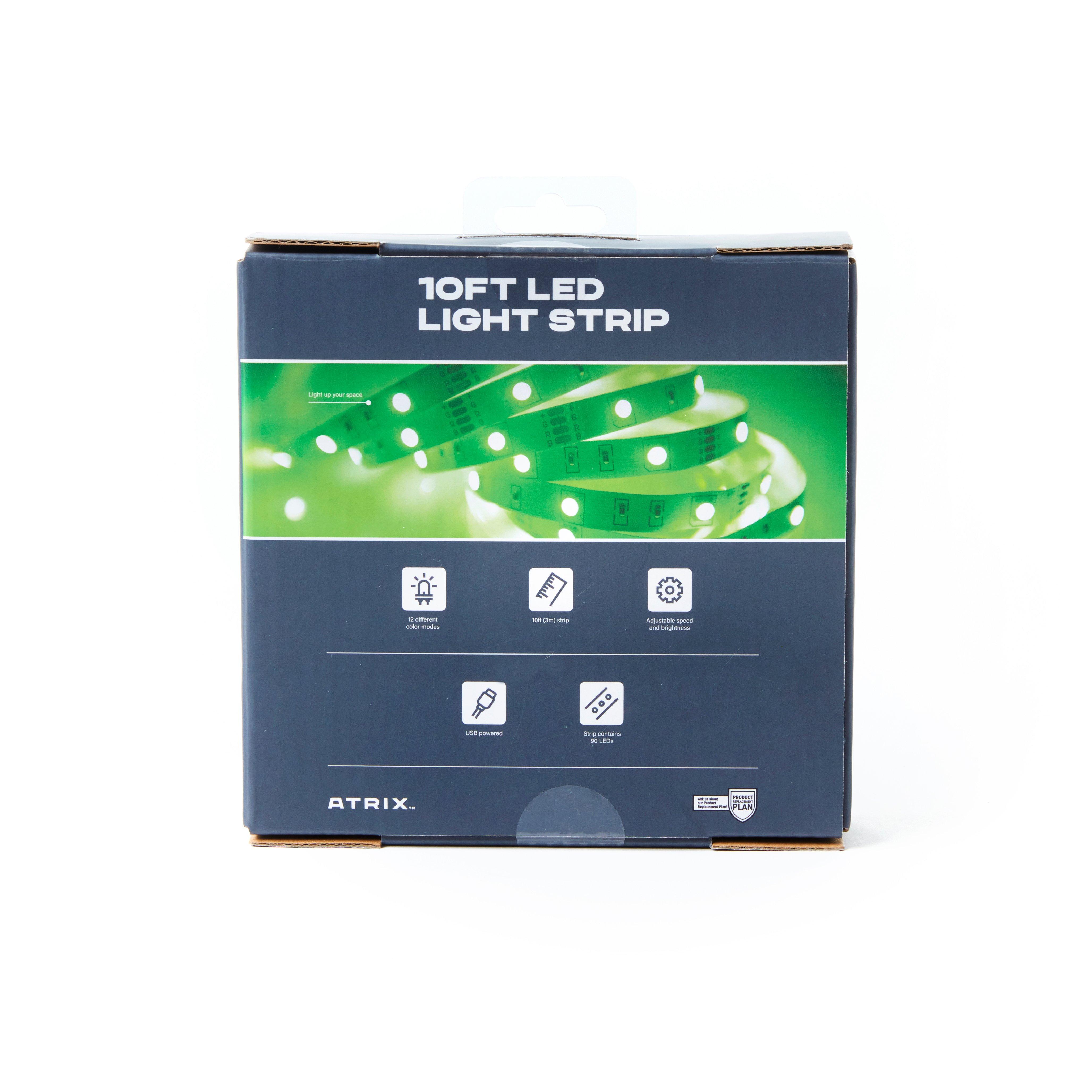 Atrix 10ft Sound Activated LED Strip with Remote