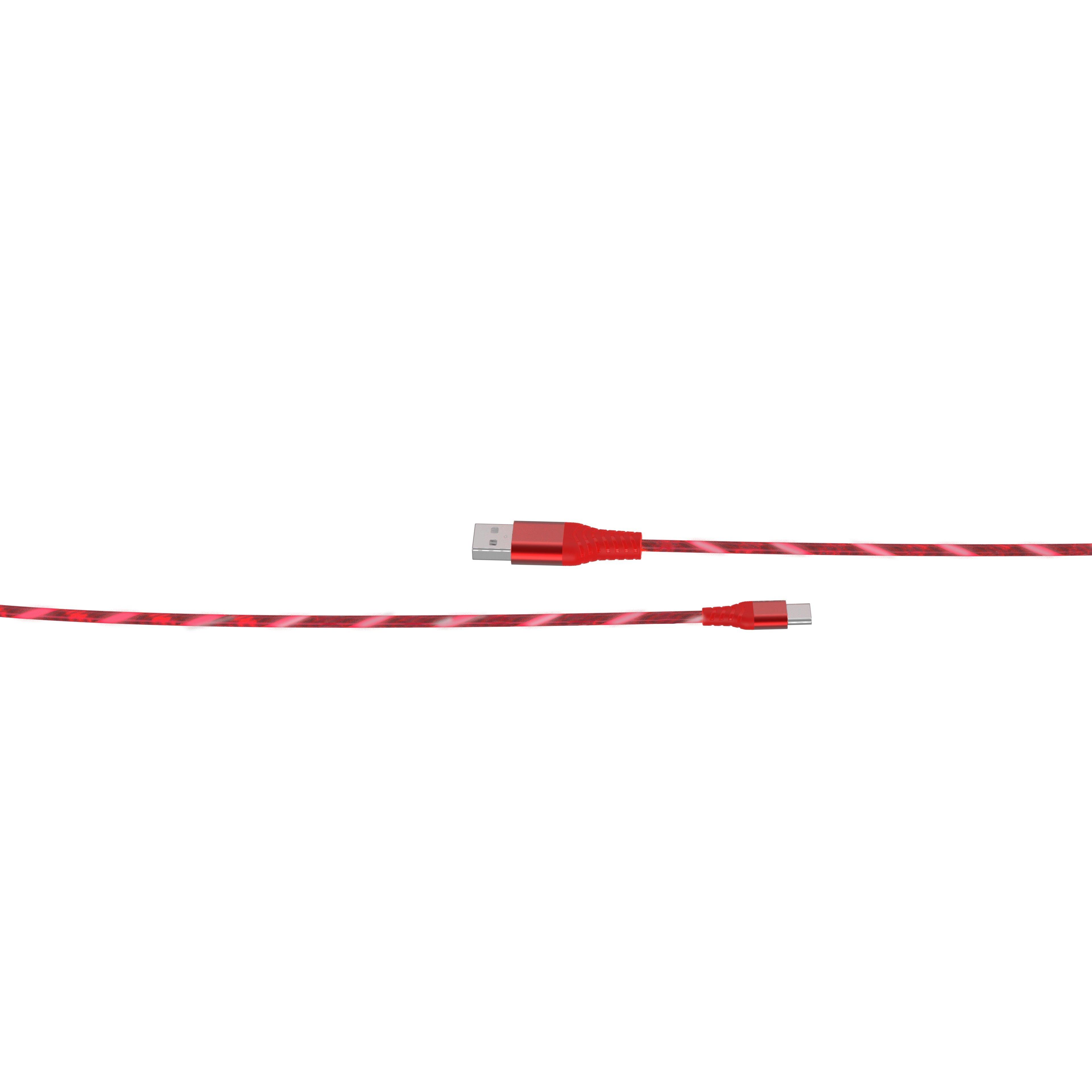 Atrix 3-ft USB-A to USB-C Cable with Flowing LED Lights GameStop Exclusive