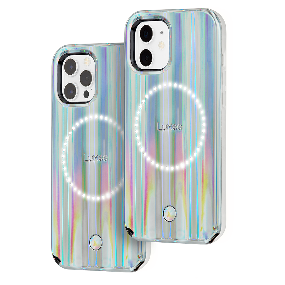 Lumee Halo Case for iPhone 12/12 Pro - Paris Hilton Holographic