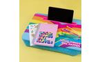 Make It Real 3C4G Rainbow Bright Activity Cushion Lap Desk and Stationery Set