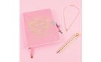Make It Real Juicy Couture Journal and Necklace Set