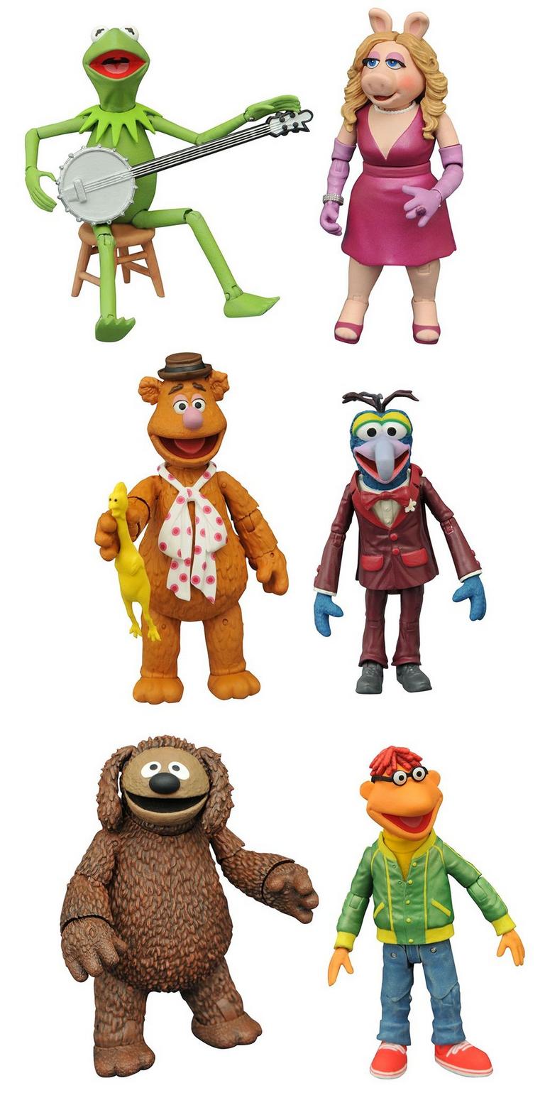 Diamond Select Toys Best of Series 1 Muppets Kermit & Miss Piggy Action Figure Set