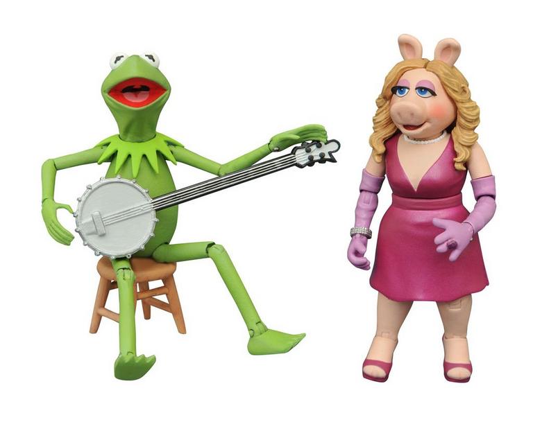Diamond Select Toys Best of Series 1 Muppets Kermit & Miss Piggy Action Figure Set