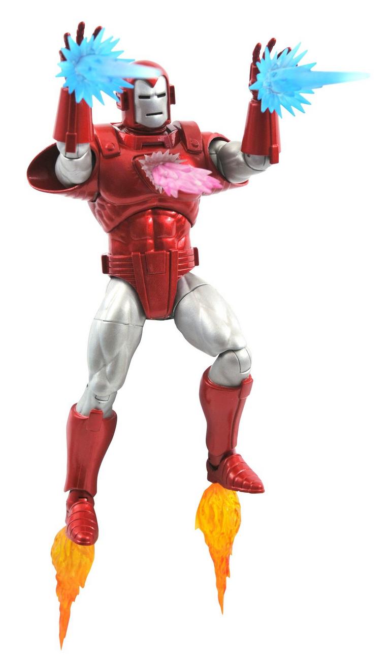Diamond Select Toys Marvel Select Silver Centurion Iron Man 7-in Action Figure