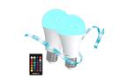 Tzumi Remote Controlled Color Changing LED Bulb with Light Strip Bundle